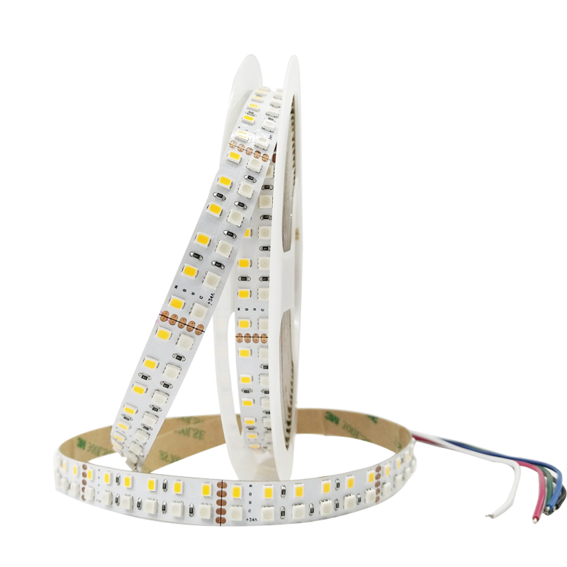 rgb+w led light strip 5m/roll D 24V smd 3838+2835 240leds/m flexible led light strip