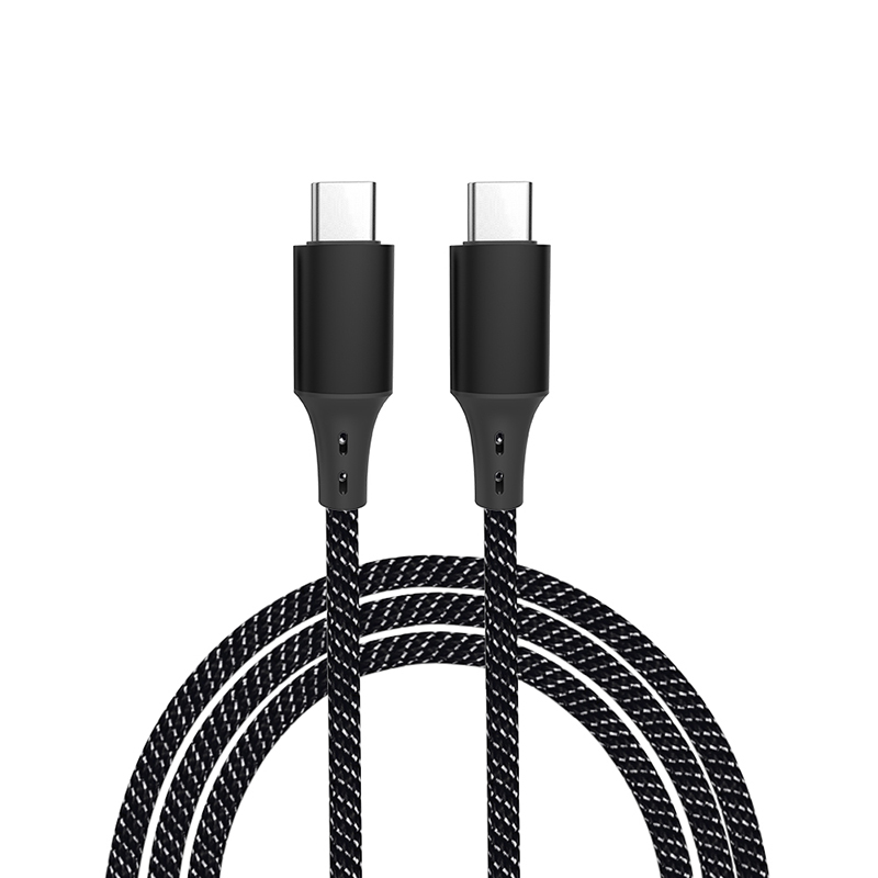 PD Type -c to Type-C Quick Charging Cable 5A high density Nylon Braided USB C cable For huawei samsung phone