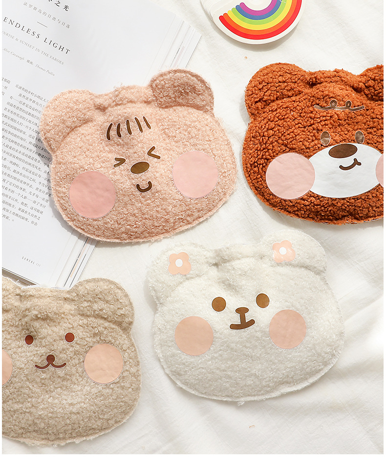 Winter Selling Hot Water bag Plush pile coating Cartoon animal Warm Water Bag Student Warm Packet Hot Water bag Hand Warmer