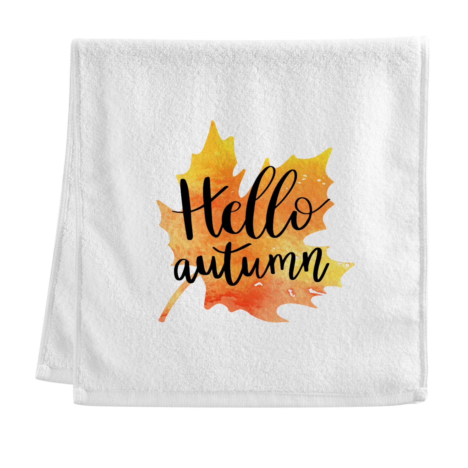 New arrival customs printing white 100% cotton face hand towel for home hotel bathroom ready to ship