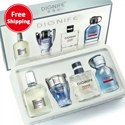 FREE SHIPPING High-end gift box designer perfume men's lasting light fragrance classic masculine parfume perfume set 25ml