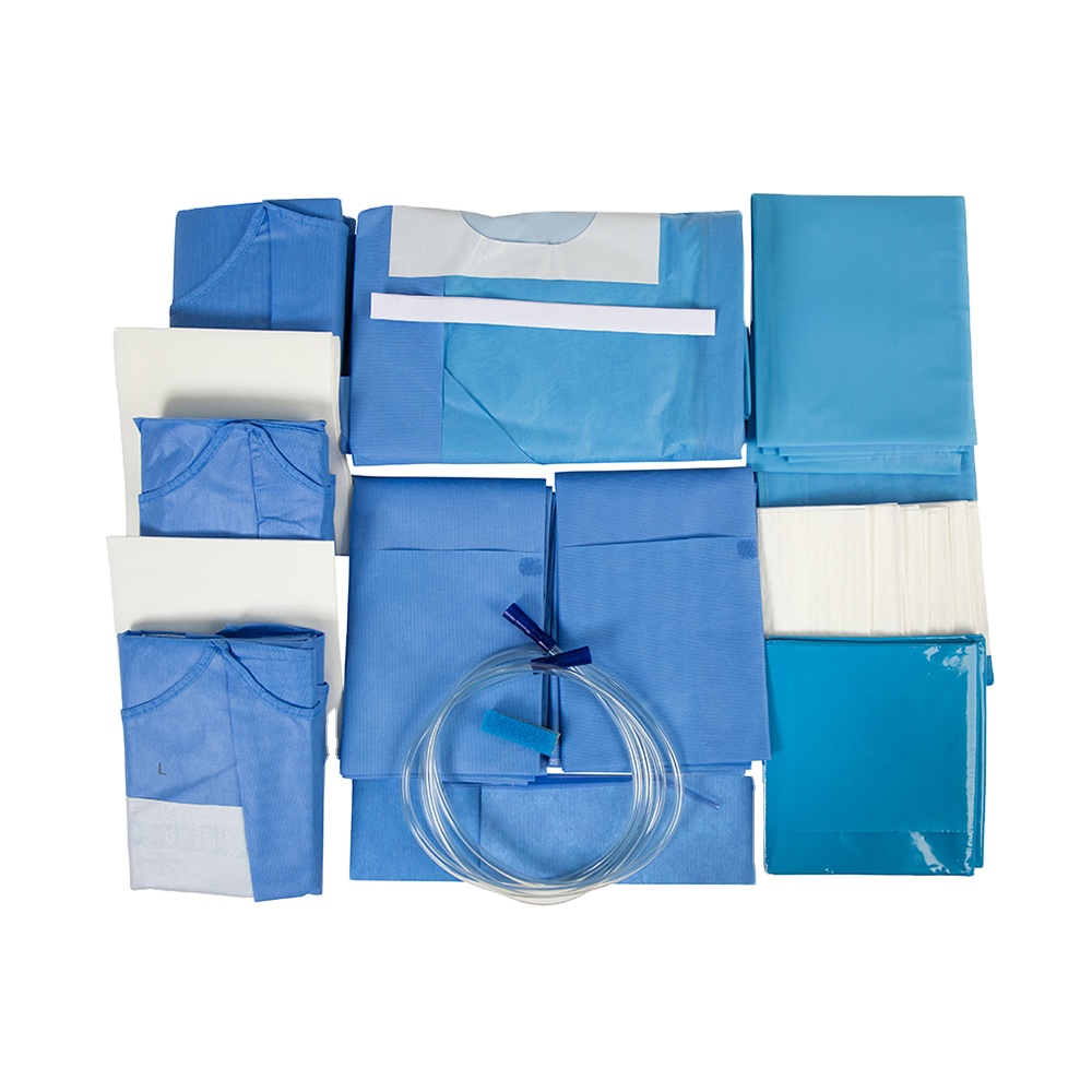 Medical Consumable Approved Customized Disposable Set Sterile Drape Surgical Drape Packs (Thailand factory)