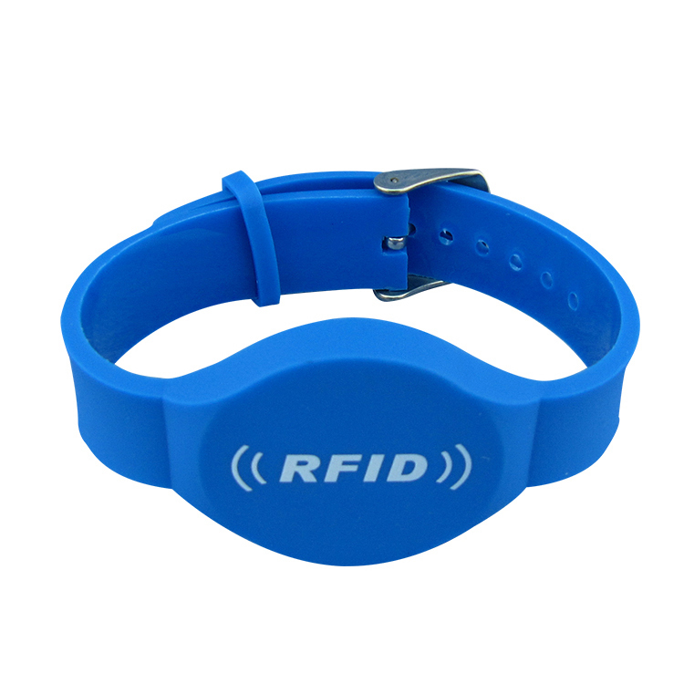 EGW SL007 RFID Регулируемый силиконовый браслет часы кнопка