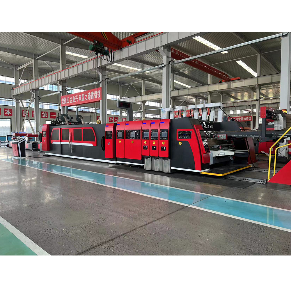 HS-A Vertical corrugated carton printing slotting die cutting machine automatic production line of carton box