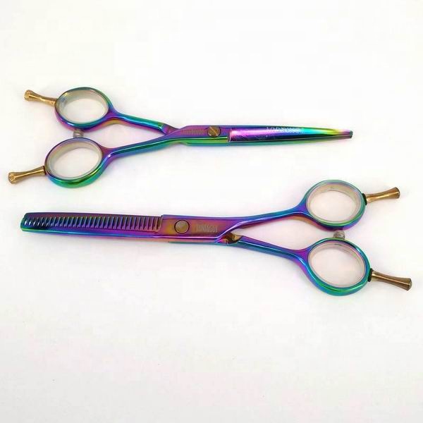 Парикмахерская фиолетовый дракон Титан волос резка scissor бамперы для автомобиля