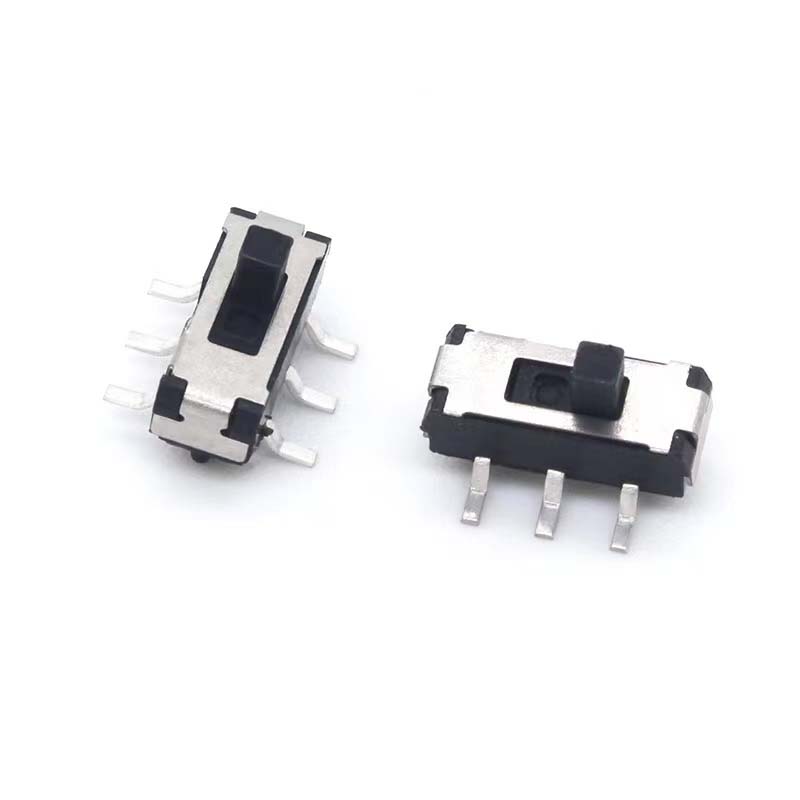 Positioning vertical six-pin patch two-stage toggle mini sliding 2-stage micro toggle switch