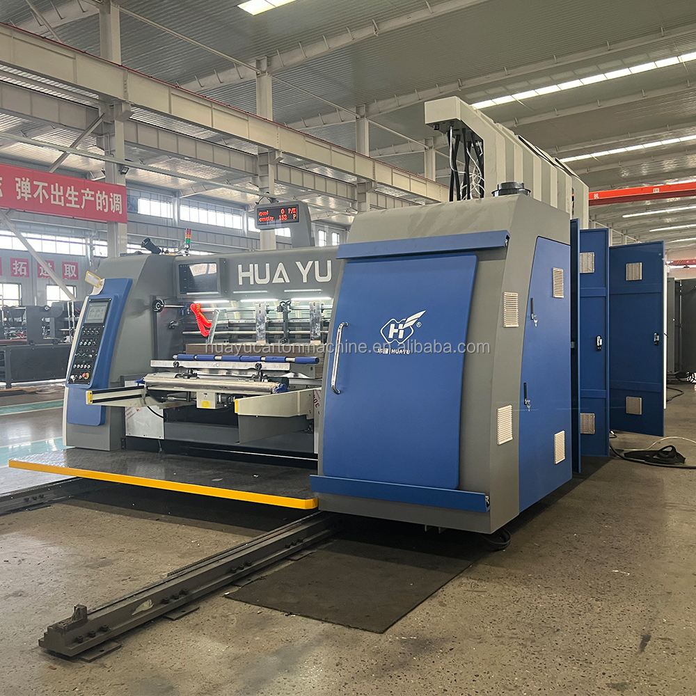 HS-B Automatic slotting machine printing machine carton box flexo printer slotter die cutter making machine