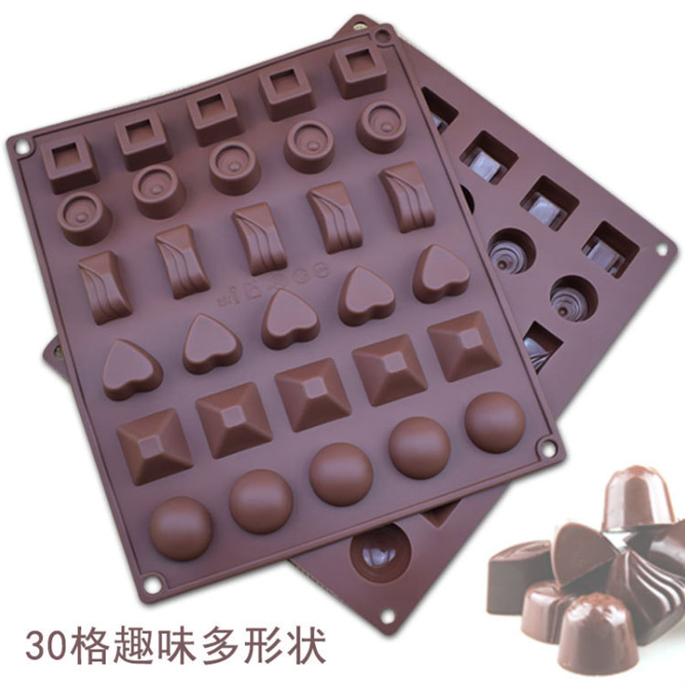 Silicone chocolate mould Ice lattice candy mold baking cake mold DIY