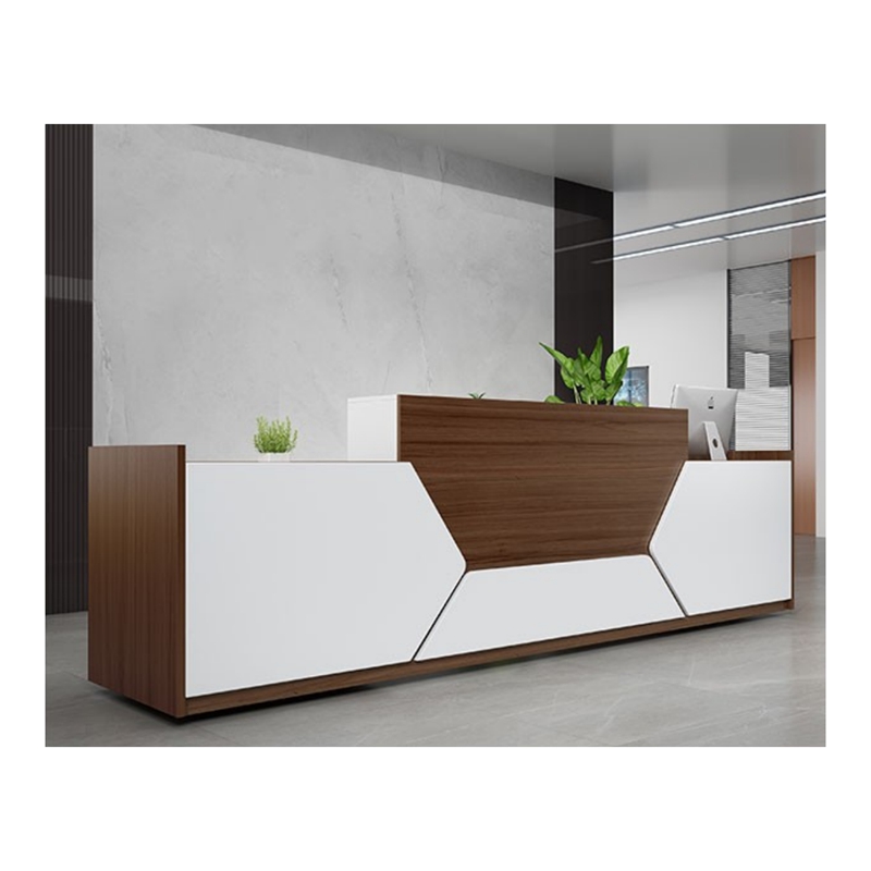 Factory Direct Wholesale Modern Furniture Standard Size Hotel Reception Desk