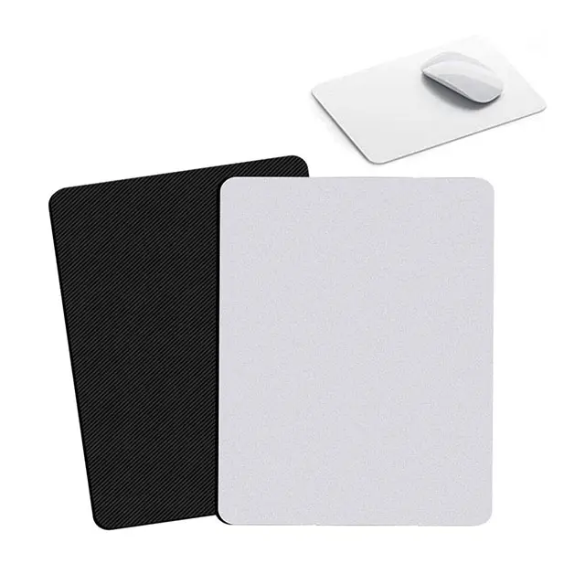 Sublimation blank neoprene square mouse pad rubber pad custom die Cut white blank Non-Slip Rubber keyboard gaming mouse pads