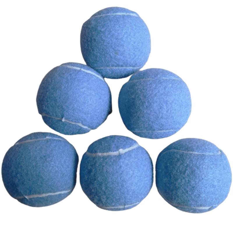 Top Quality Custom Logo Color Adult Kids Flet Bulk Blue Tennis Balls Thrower Dog Ball