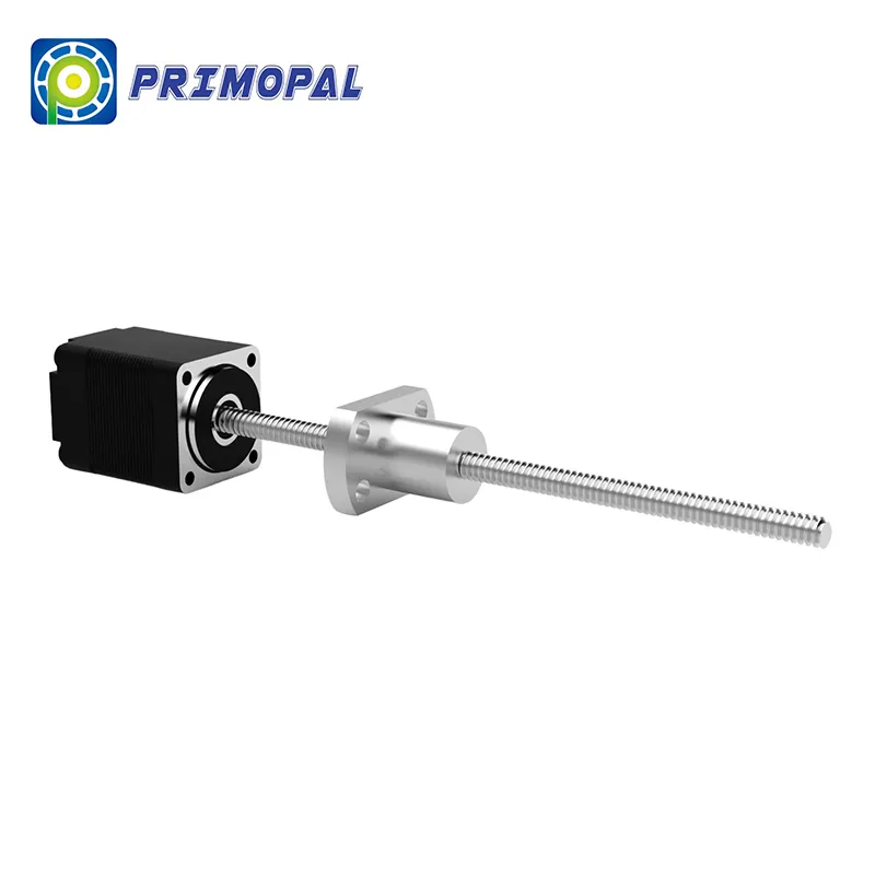 PrimoPal NEMA 8 20*20mm Motorized Ball Screw Linear Actuator Lifting Valve Medical Stepper Motor