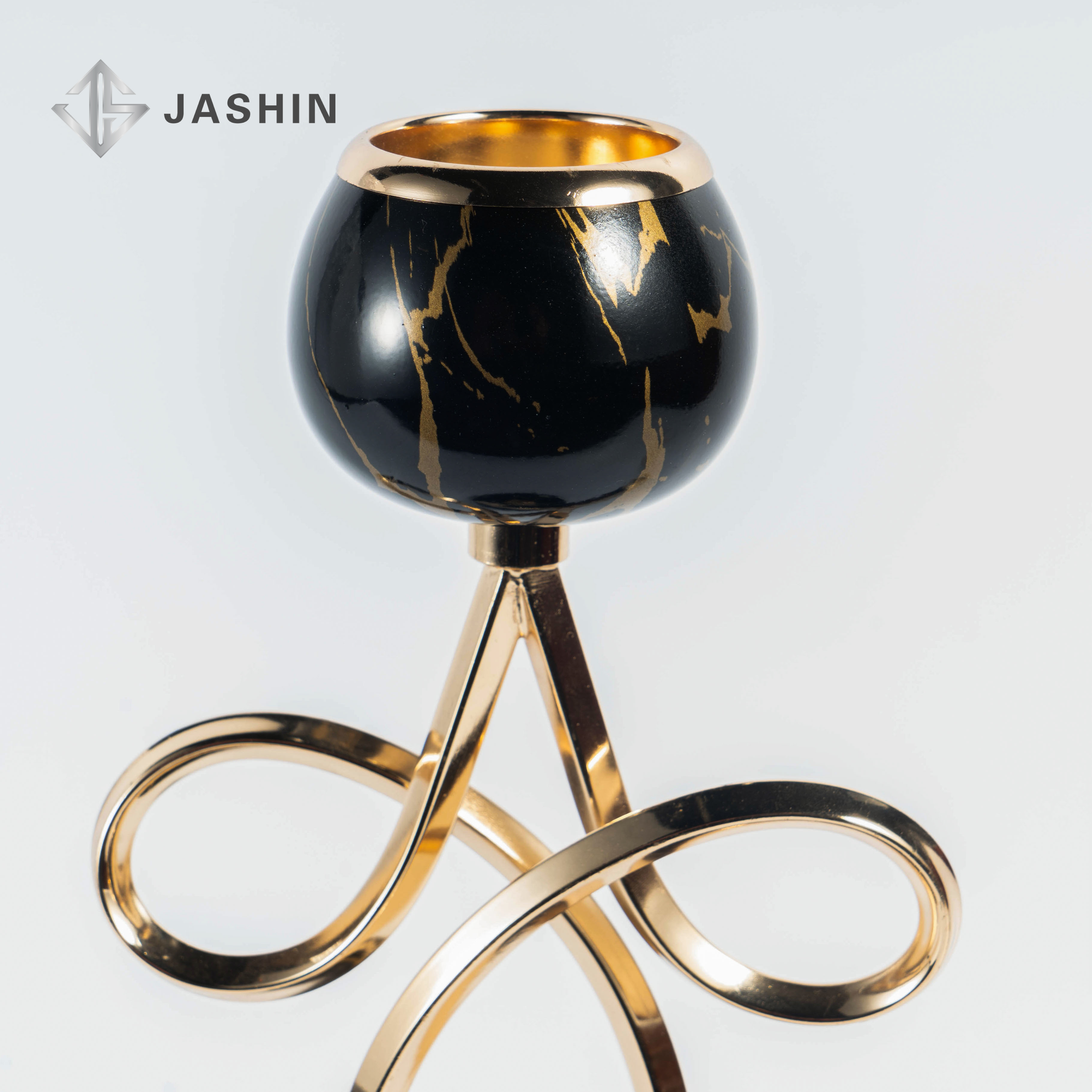 Украшение Jashin из нержавеющей стали, европейский стиль, украшение для дома, современный подсвечник с одной головкой, декоративные подсвечники