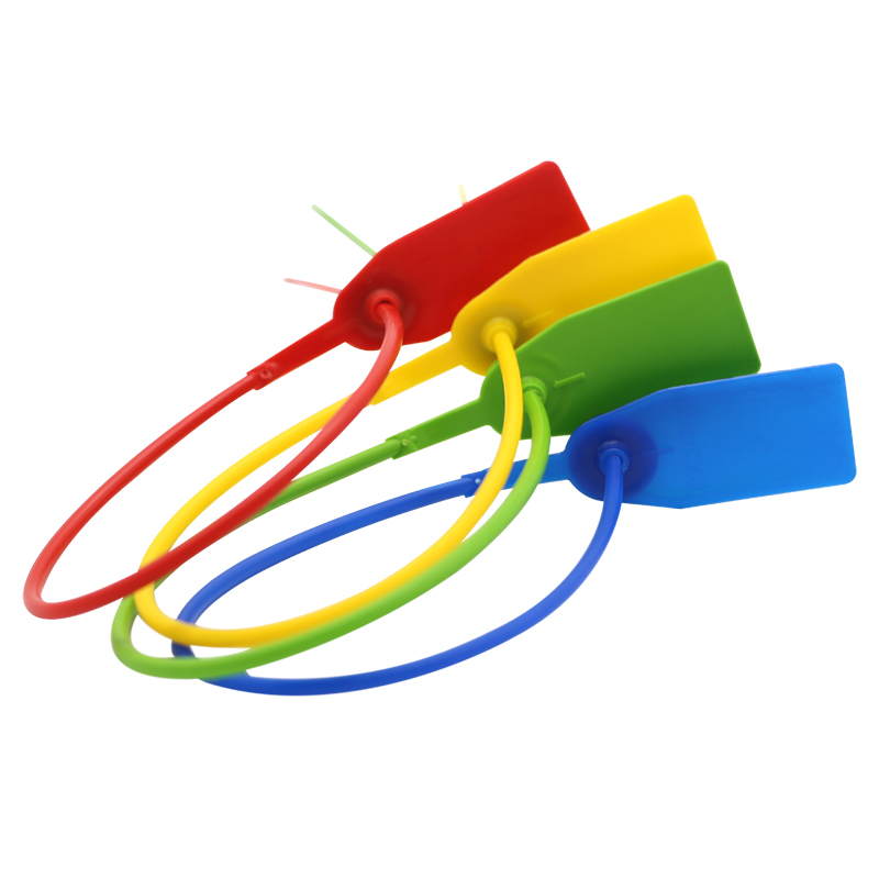 TX-PS103 Plastic Seals For shoes Pull Tight Security Seals Tamper Proof Plastic Seal