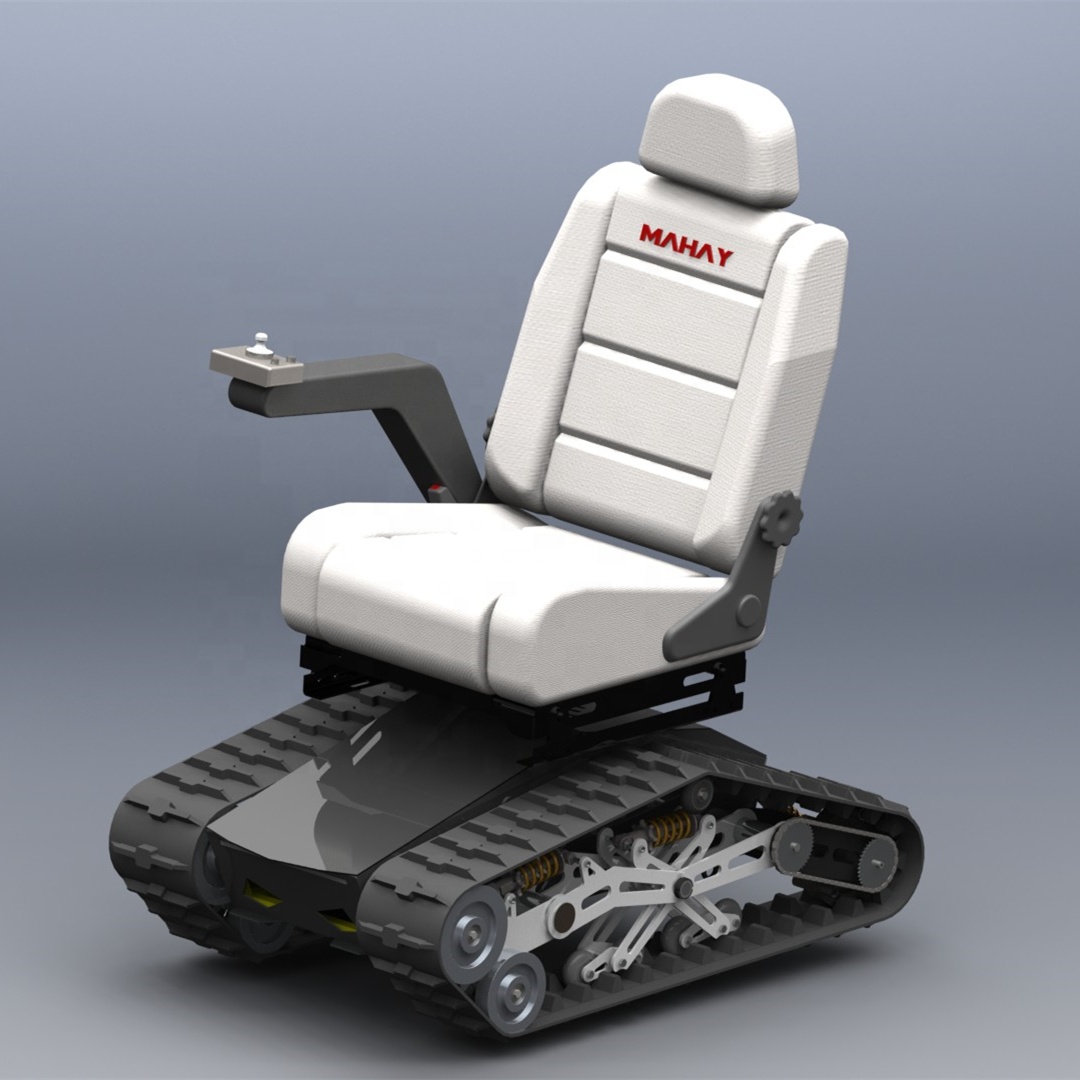 2020 1500w Electric Atv Lithium Battery Motor Drive Rubber Tracker Tank Chassis for Sand and Multi Function Development