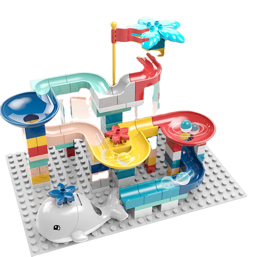 Детская Marble Run «Интеллект Большой Ювелирные наборы конструктор игрушка 130, конструкторные блоки, Детские Кубики "сделай сам"