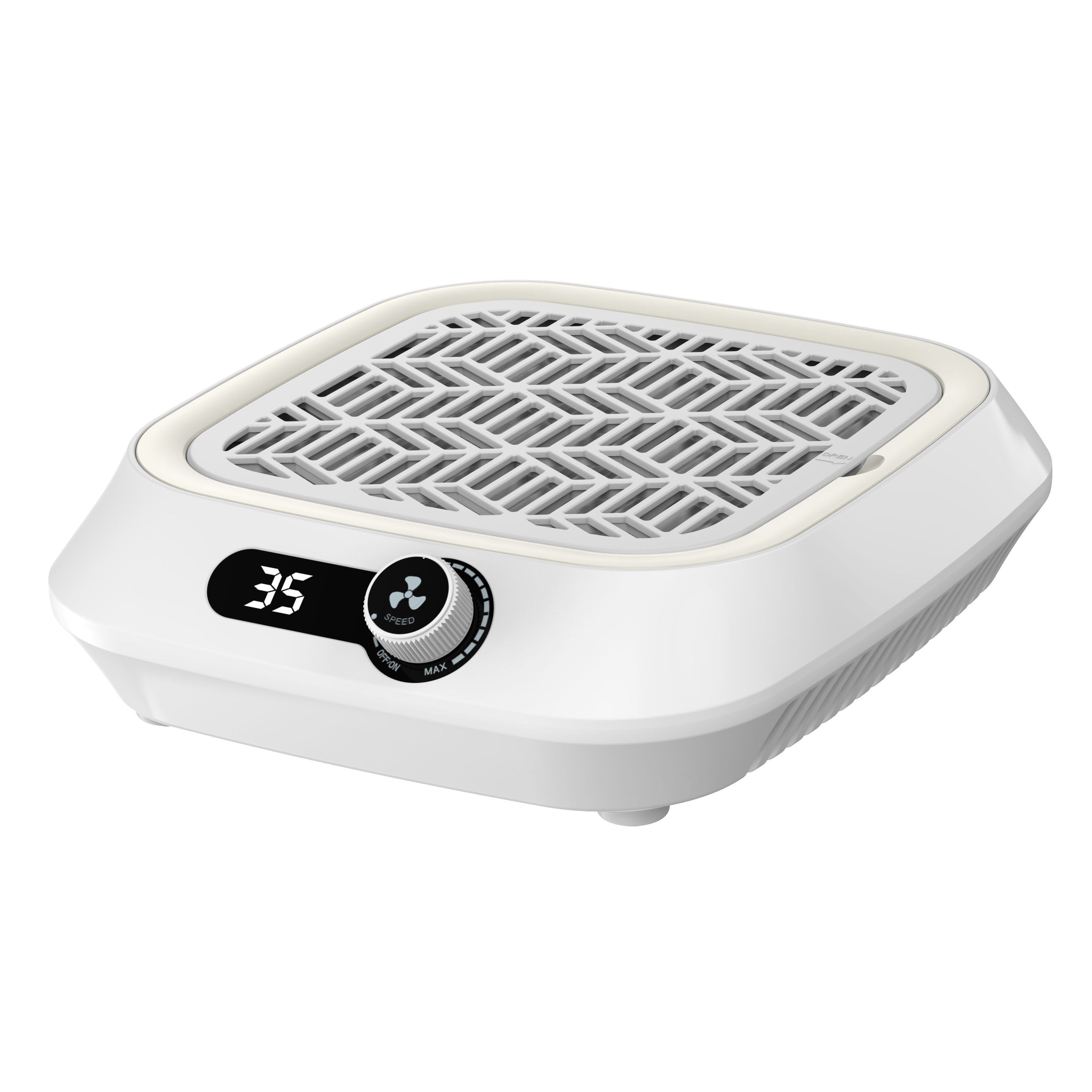 2024 New Arrival 80W Brushless Nail Dust Collector Fan Strong 35000rpm Suction Power Nail Vacuum Cleaner Salon manicure machine