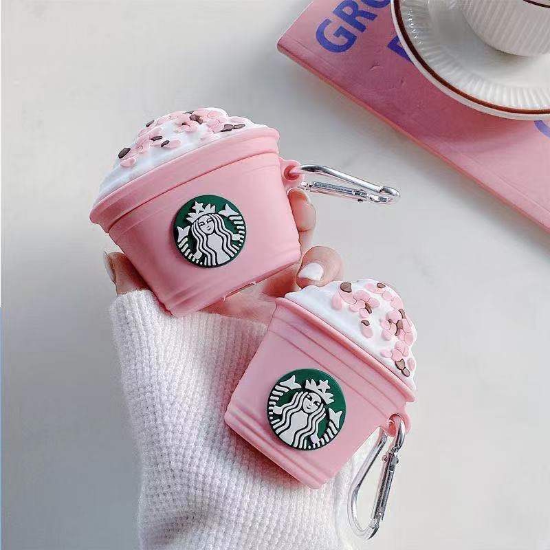 3d мультяшный силиконовый чехол для starbucks для apple airpod pro, сублимационный защитный чехол для собаки, милый аниме с брелком