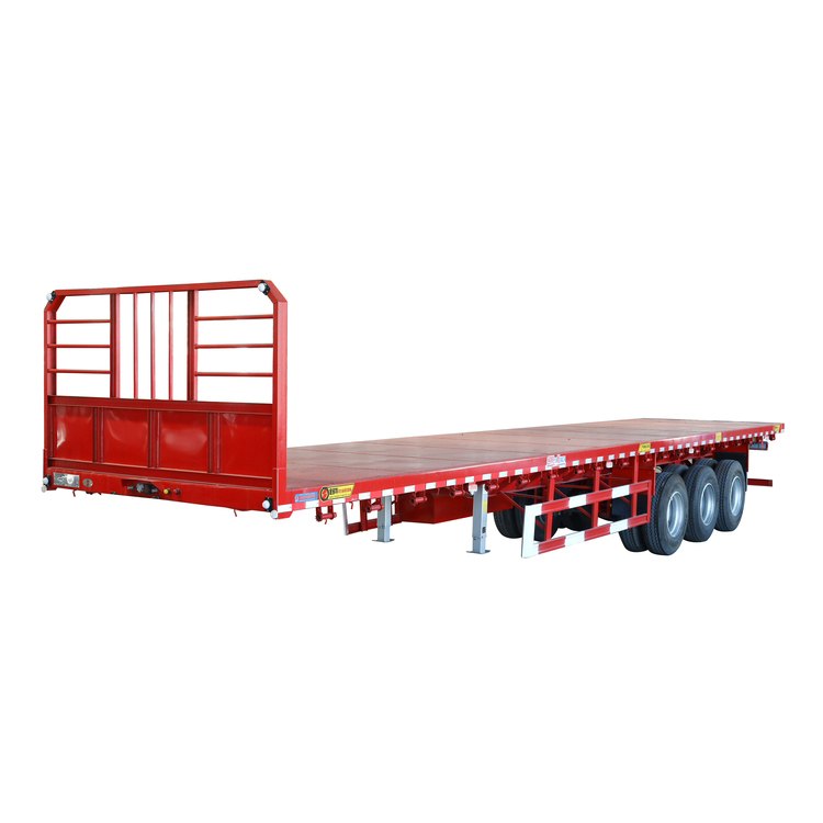 Wholesale Price Flatbed 40 Ft Car Carrier Tandem 3 Axle 40ft Skeleton Container Chassis 40ft truck and trailer dimensions