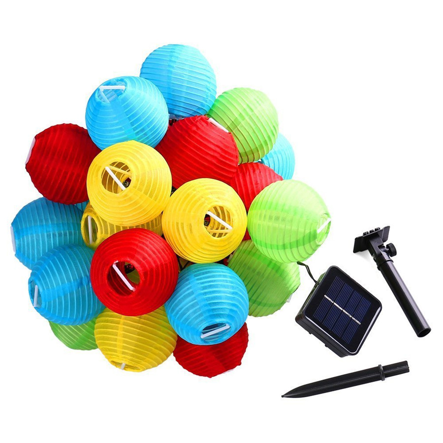 Decorative lantern ball solar garden light outdoor waterproof LED light holiday LED light