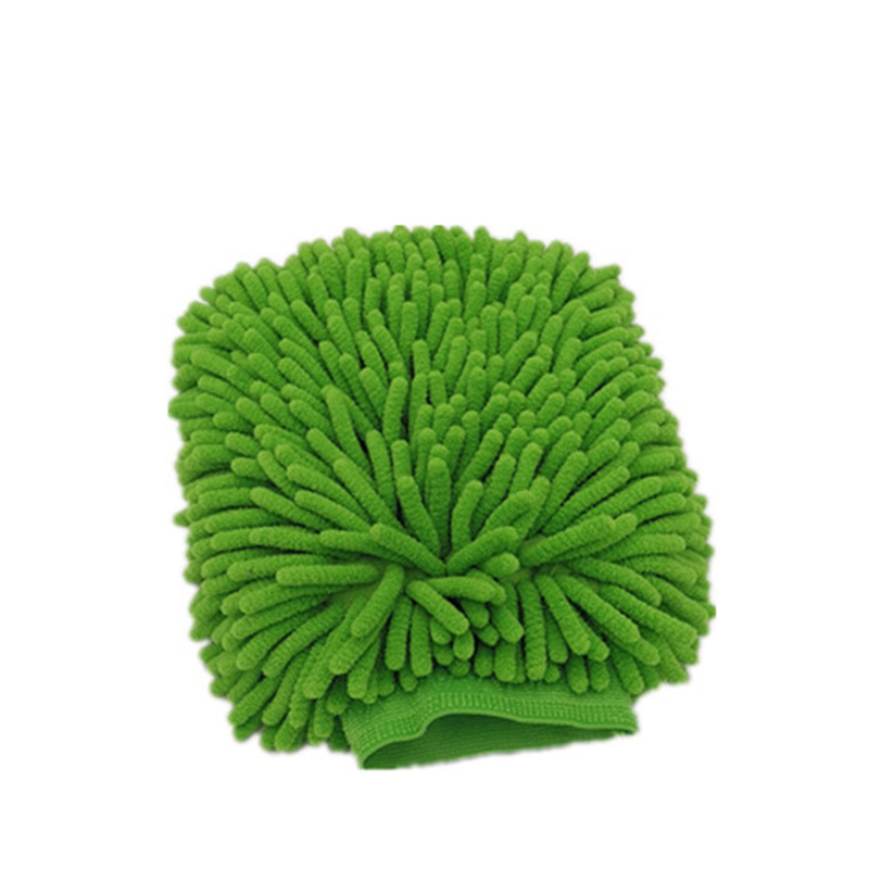 2021 Promotional Super Absorbent Cleaning Glove Chenille Wash Mitt Microfiber Car Chenille Cleaning Mitt