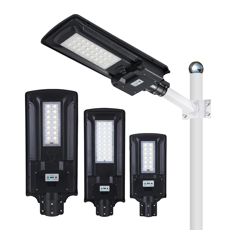 Manufactory Wholesale Motion Sensor IP65 Waterproof 50 100 200 Watt All In One Solar Led Street Light