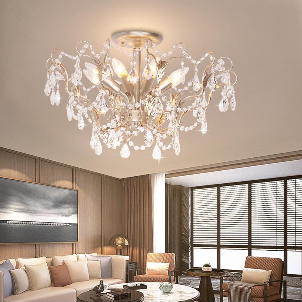 Masivel Modern crystal chandelier luxury decoration villa hotel bedroom chandelier ceiling indoor lighting led chandelier