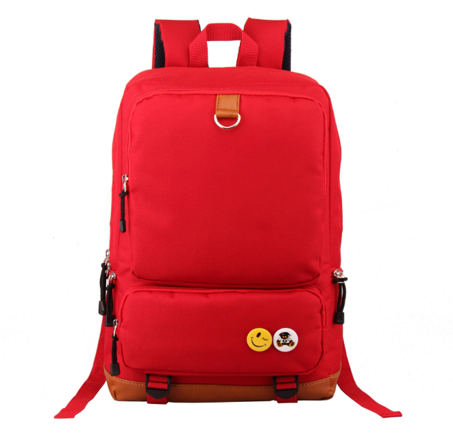 Customized Korean Oxford fabric fashion College Students backpacks large volume solid color business casual bag