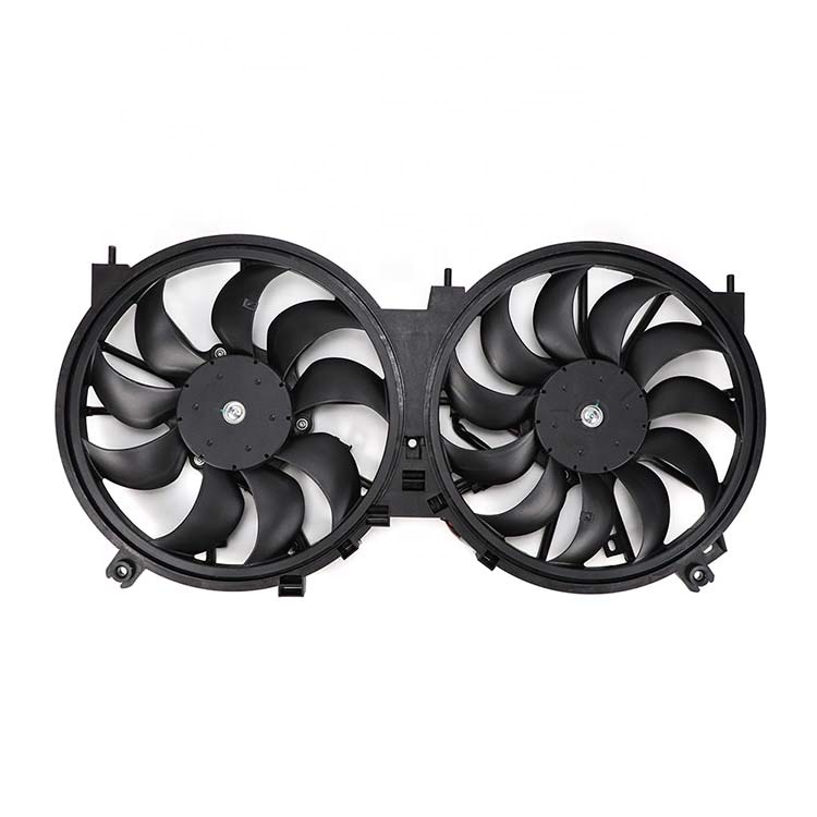 Low noise high temperature resistance car cooling radiator fan