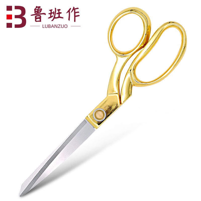 Gold plated heavy duty stainless steel paper fabric craft sewing tailor scissors