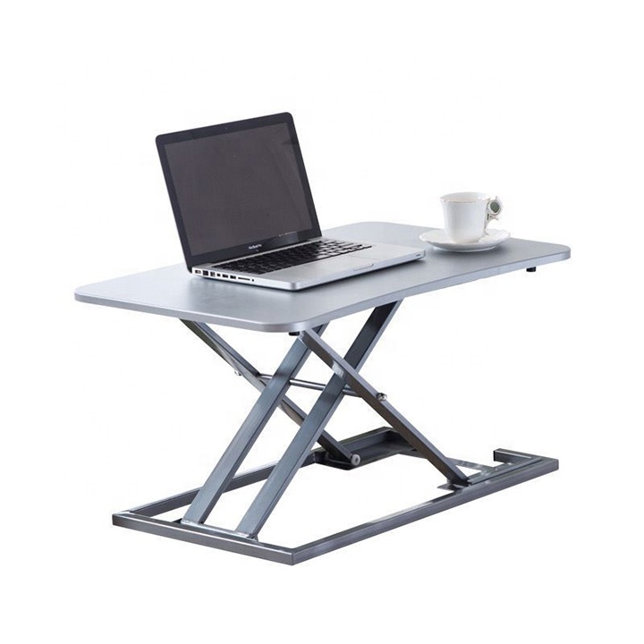Wholesale Height Adjustable Lifting Sit Stand Workstation Work Converters Desk Riser Converter for Computer