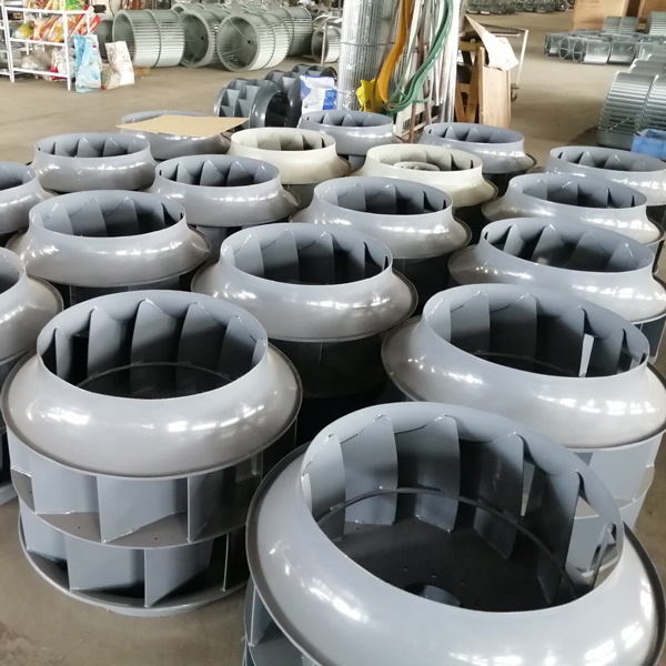 630mm stainless steel for centrifugal fan industrial Backward curve centrifugal fan wheel