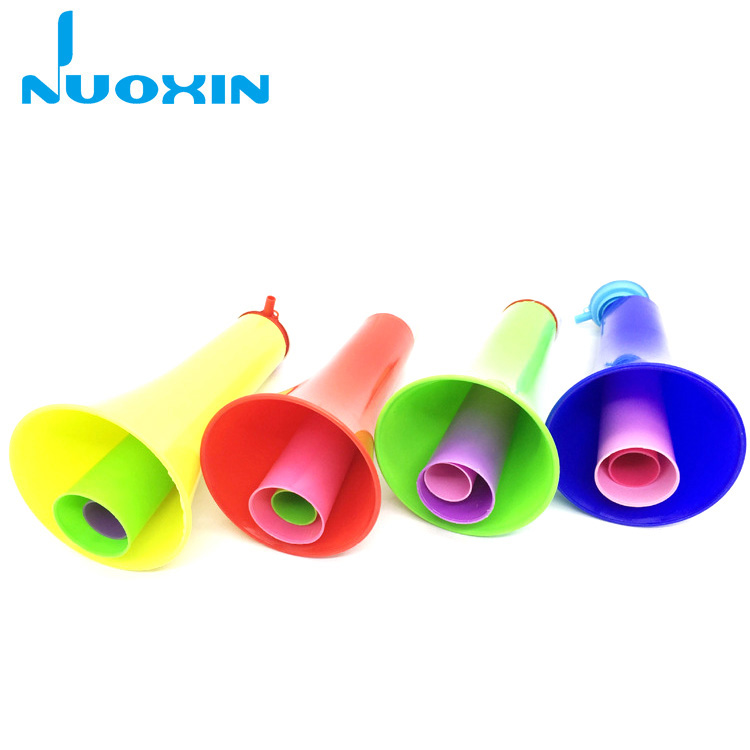 Nuoxin Оптовая Красочные 58 см три расширения приветствия vuvuzela длинный Рог