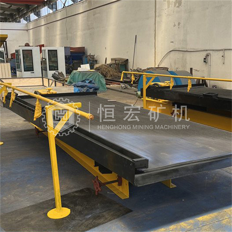 Small Channel Steel Tungsten Tin Tantalum Niobium Copper Titanium Iron Mineral Ore Processing Equipment 6S Gold Shaking Table