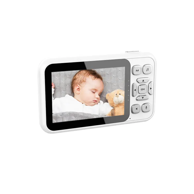 3.5 inch wireless lcd audio video baby monitor nanny music intercom ir portable baby walkie talkie babysitter