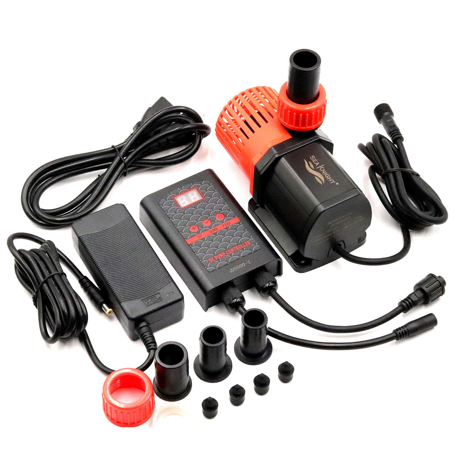 Ultra Quiet 7000L/h 24v DC submersible filter oxygen Aquarium air water pump for Fish Tank Pond Aquarium Protein skimmer