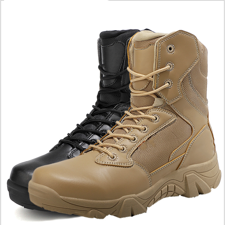 Low Price military black boot army desert tactical boots