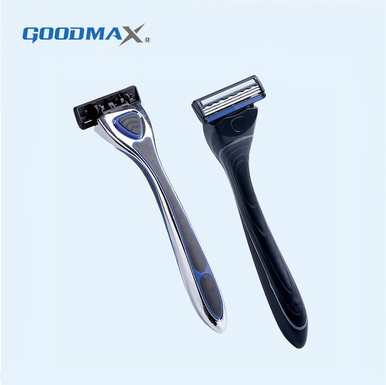 Cheap Men Face Cleaning Disposable Triple Blades Plastic Shaving Razor