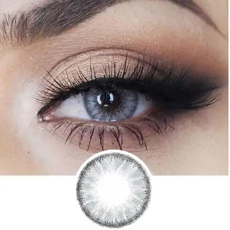Realkoko Best Natural Black Edge Circle Wholesale Soft Price Colored Contact Lenses