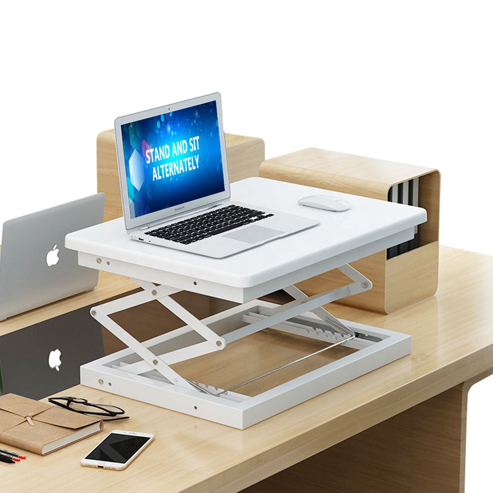New Arrival Sit To Lift With Dual Monitor Mount Stand Up Workstation Computer Desktop Desk Converter