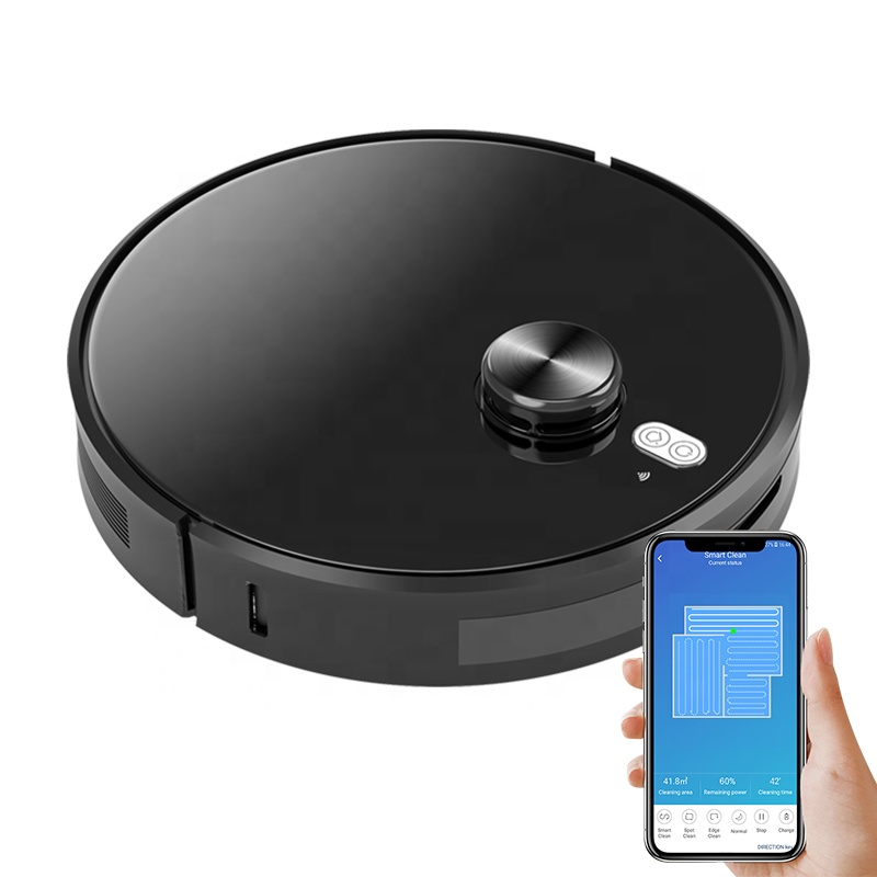 Factory Sale Mop and Vaccum Cleaner 2000Pa Suction Smart Robot Vacuum Mop Sweeper Intelligent Floor Cleaner Robot With High End