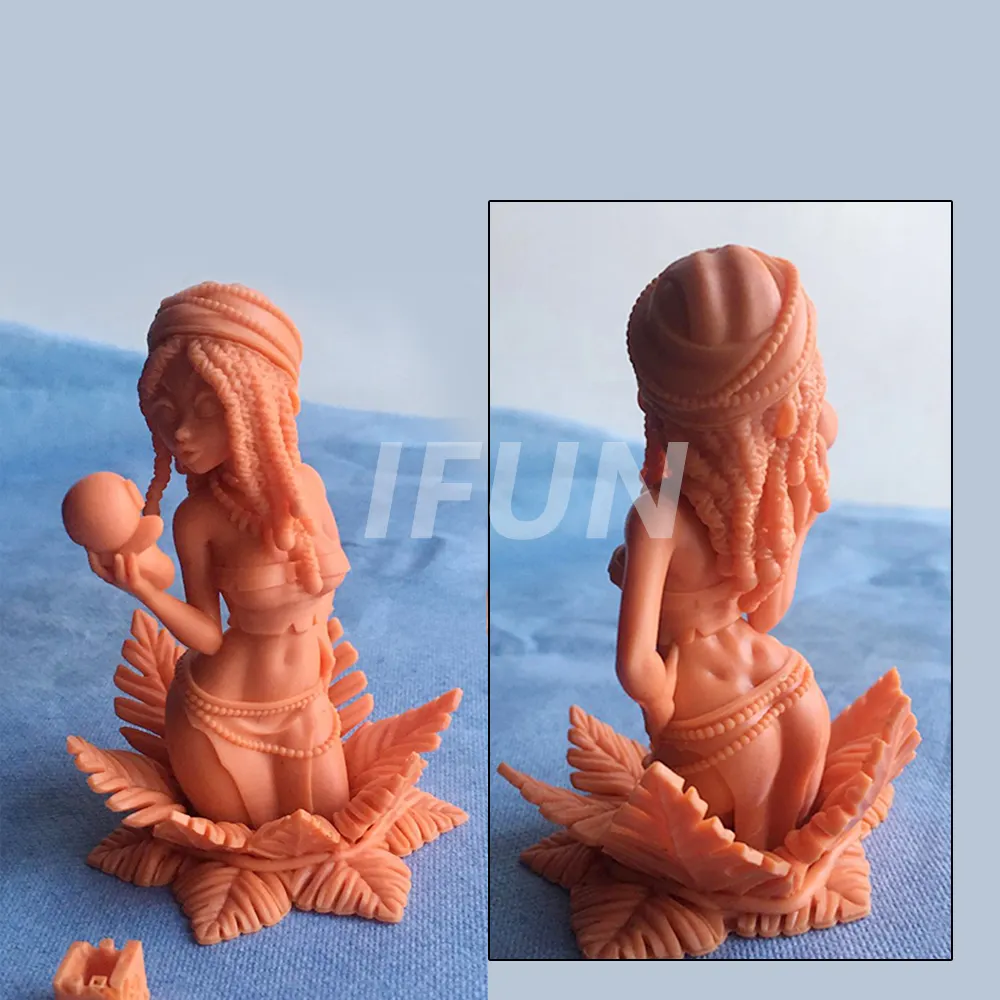 3d Printing 405nm Resin Ifun 3D Printer Ceramic Resin / Wax Resin Uv Photosensitive Resin 405nm For Dlp Printer Printing Anime Figure