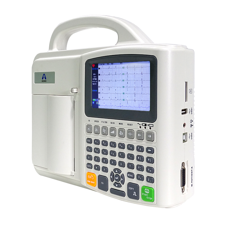 2021 szosen New development handheld mini hot sale ecg 6 channel ecg machine