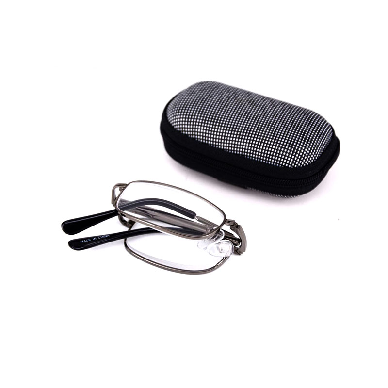 Wholesale Low price AC Lens Foldable Metal Frame Reading Glasses Women Men