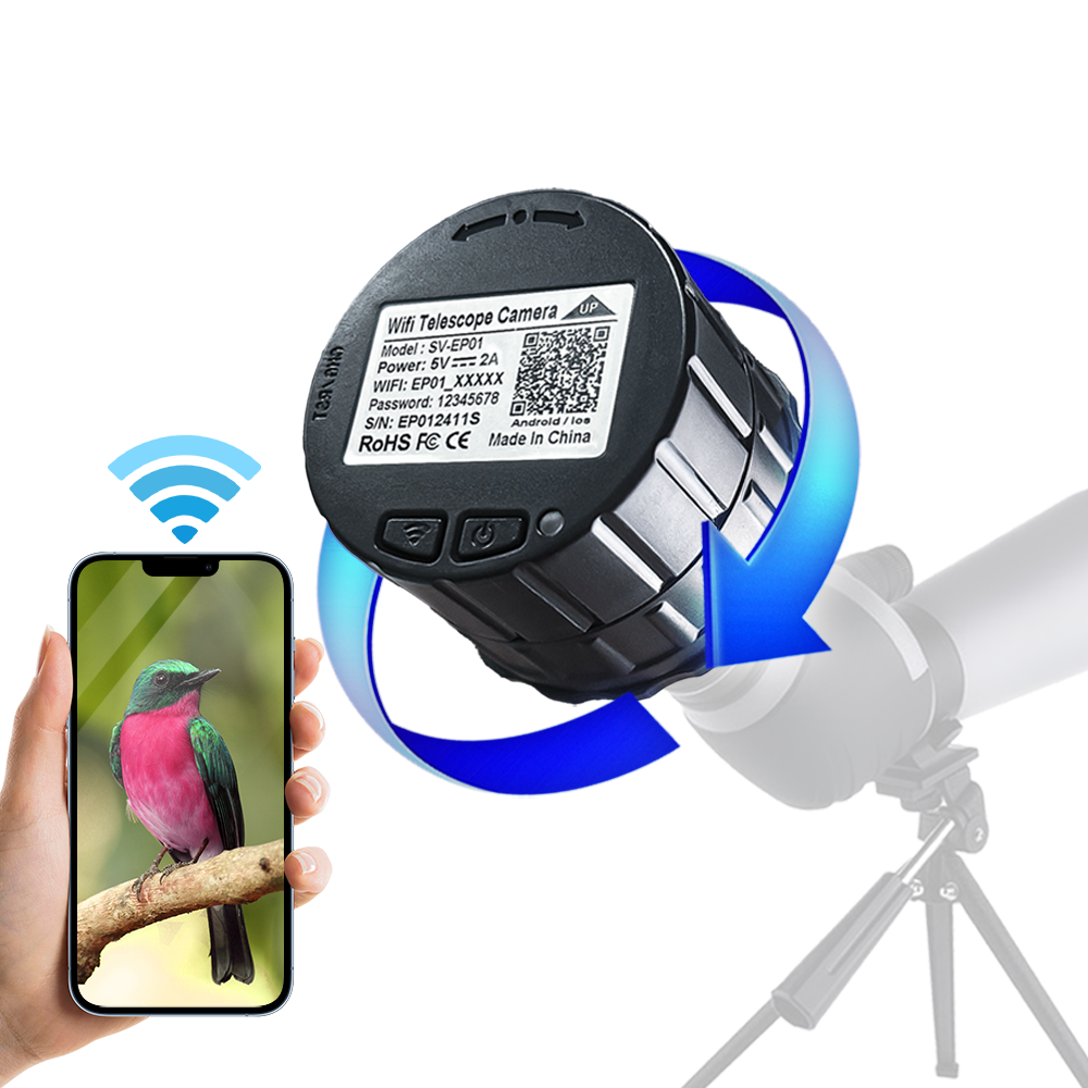 Best Selling HD 2.5K 1080p Video Microscope Astronomy Spotting Scope Telescope WiFi Eyepiece Camera