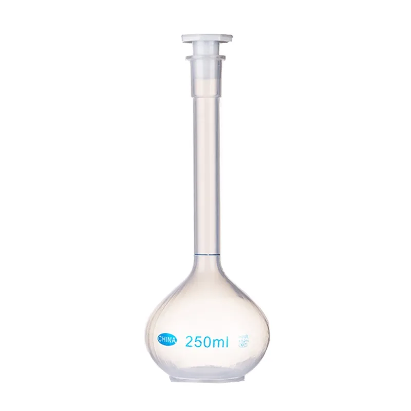 25 50 100 250 500 1000ml Lab use Plastic Volumetric Flask measuring graduated flask