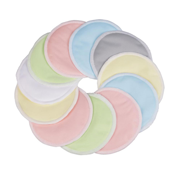 Comfortable Soft Reusable Organic Bamboo Cotton Reusable Nursing Pads