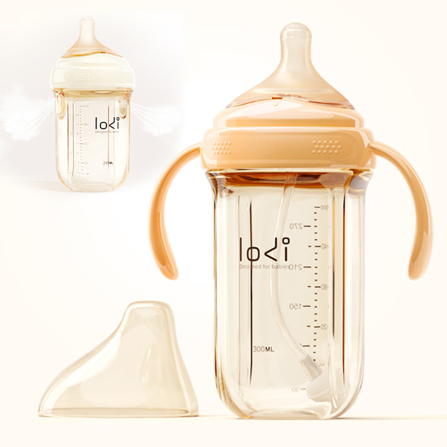 Wholesale Factory Baby Feeding Drinking Bottle Glass Baby Bottle Feeder 0 to 12 Months Baby Feeding Bottle
