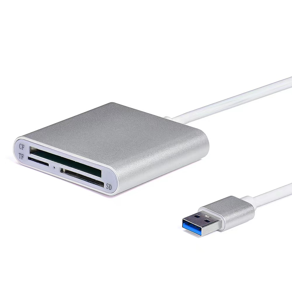 Высокое качество Super speed USB 3,0 3 в 1 кард-ридер для микро SD карты/карта CF/TF карты