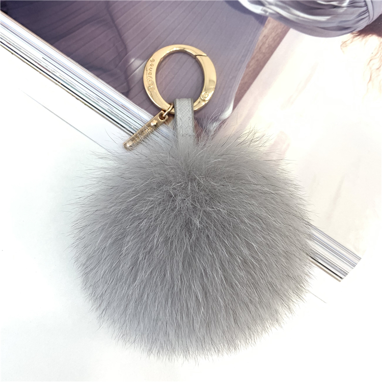8cm pom pom bola chaveiro kawaii fuzzy keyring accessories bulk fur ball keychains